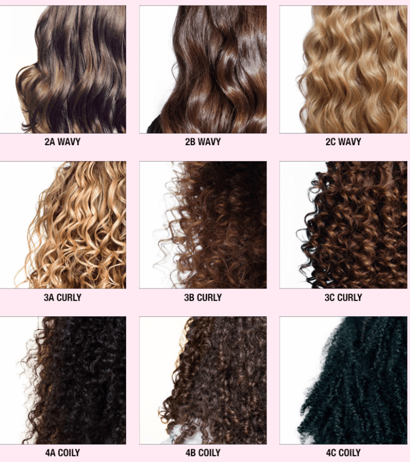 hair curl type chart