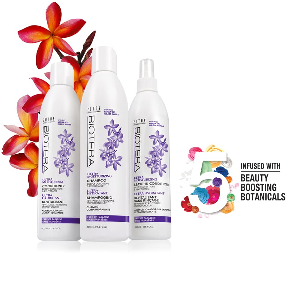 Biotera ultra moisturizing products for winter hair care